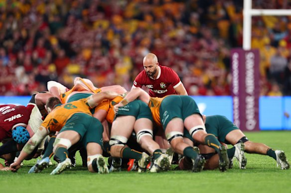 One positive … the Wallabies scrum.