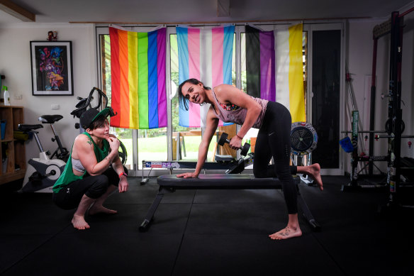 Jodie Nagyiván now trains at queer and trans-friendly gym called Non Gendered Fitness, in Melbourne’s Ringwood.
