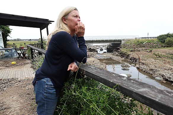 Melanie Wood at her property in Separation Creek during the week. 
