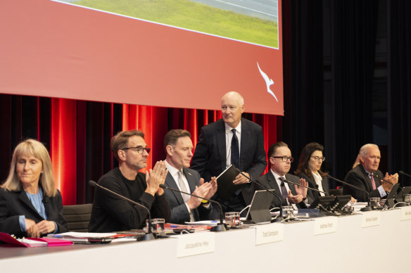 Qantas’ board looks set for turbulence at Friday’s annual general meeting in Melbourne.