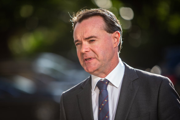 Victorian Liberal leader Michael O’Brien his removed his chief of staff Brett Hogan from the role.