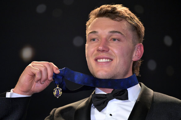 Dual Brownlow winner Patrick Cripps.
