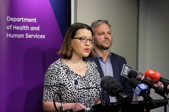 Victorian Health Minister Jenny Mikakos.