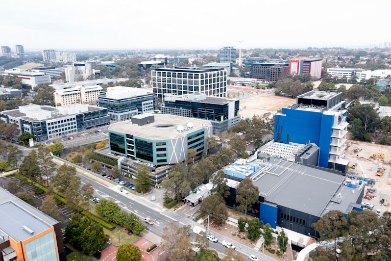 Macquarie Park is home to a number of data centres, which use significant amounts of water a day to keep cool.