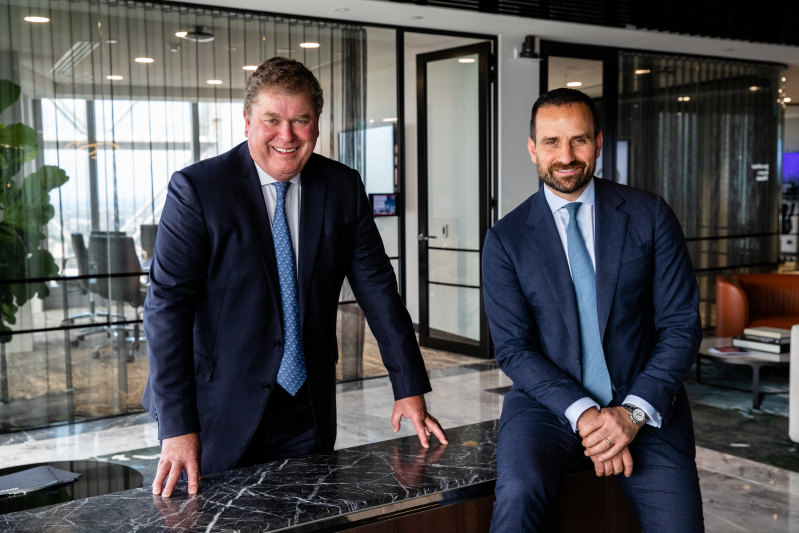 John McBain and Jason Huljich, joint CEOs of Centuria Capital.