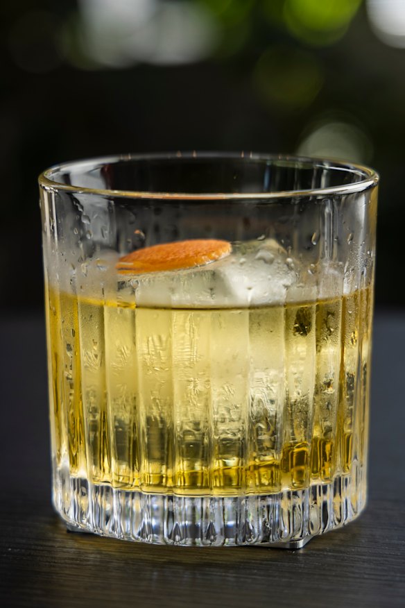 Angel's negroni is part of the extensive cocktail list.