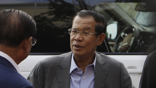 Cambodian Prime Minister Hun Sen.