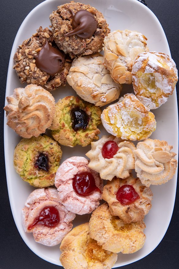 A selection of biscuits.