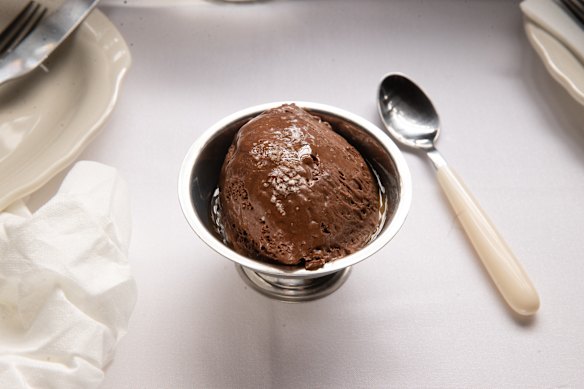 The chocolate mousse is darker and more grown-up than many on Melbourne menus.