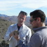 Hot Chili managing director Christian Easterday (left). The company has dropped a bombshell PFS for its Costa Fuego copper-gold project in Chile.