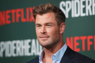 Chris Hemsworth at the Sydney premiere of Spiderhead in June.