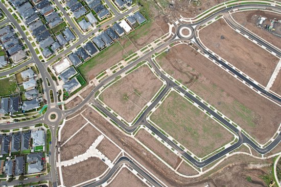 The urban sprawl in Melbourne’s western suburbs.