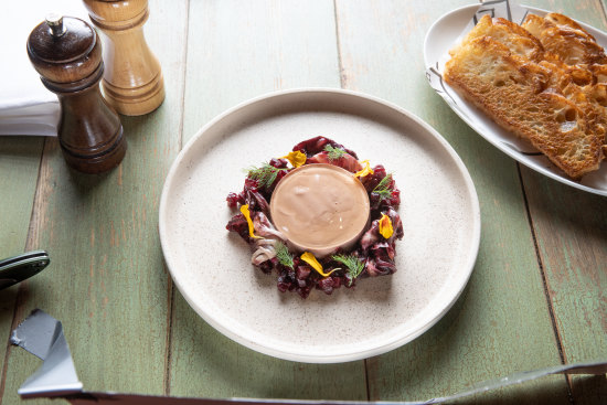 Chicken liver parfait.