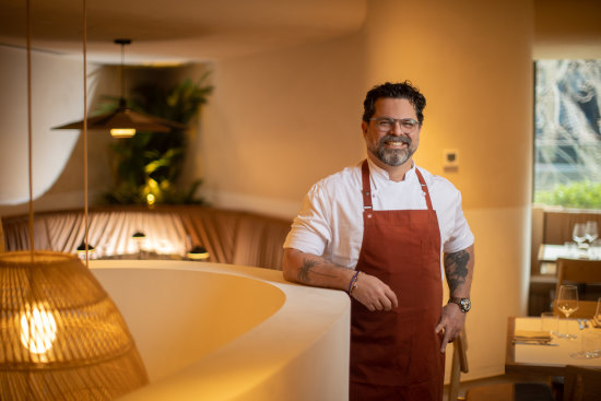 Executive chef Alejandro Saravia at his new restaurant, Morena.