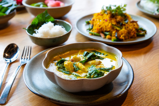 The yellow crab curry at Chai Thai.