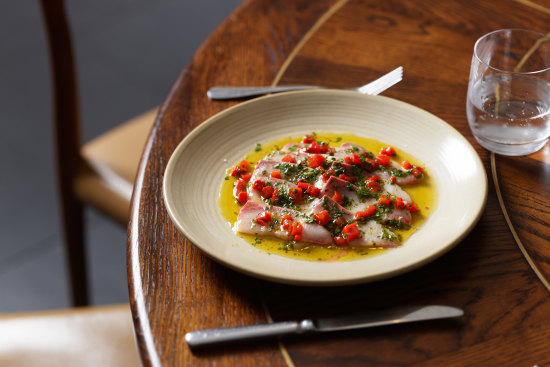 The Uccello menu is inspired by the southern Italian coastline.
