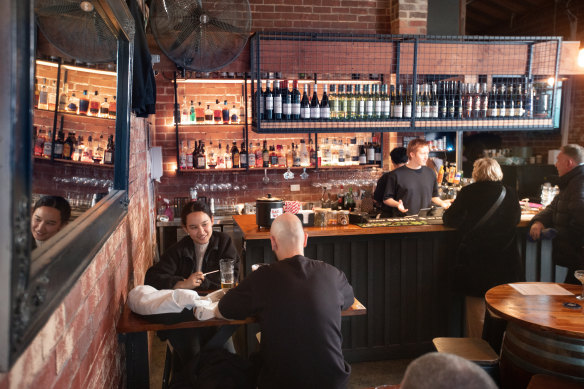 Diners at The Carnegie Commons.