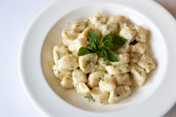 Beppi’s gnocchi with gorgonzola.