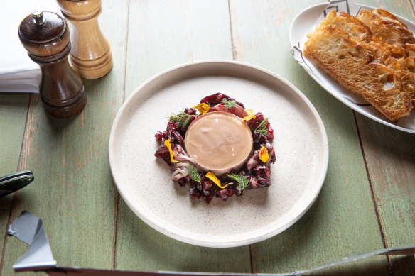 Chicken liver parfait.