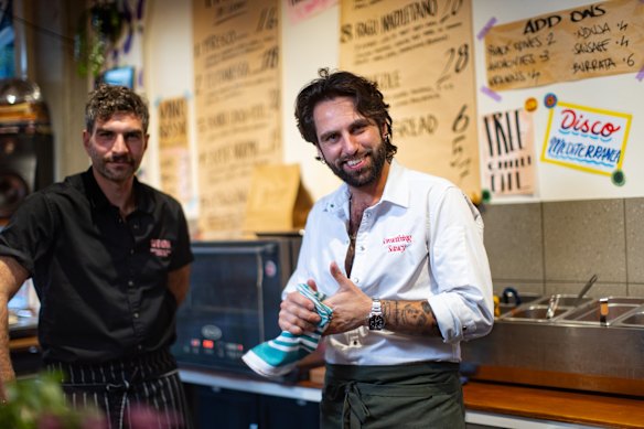 Super Norma owners Luca Muscato (left) and Marco Salzano.
