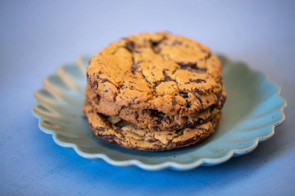 Choc-chip cookies.