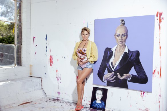 Actor-turned-artist Dee Smart has entered a portrait of James Packer in the Archibald Prize.