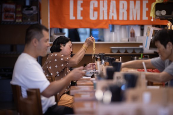 Hong Kong-style cha chaan teng cafe Le Charme.