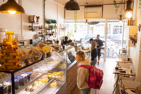 Inside Pulcinella in Brunswick.