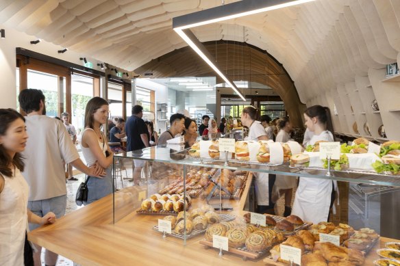 Inside Baker D. Chirico’s Newstead outlet.