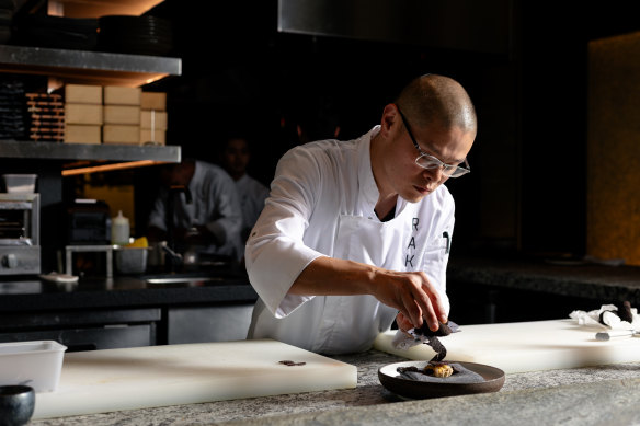 Sushi master Hao Chen from Raku.
