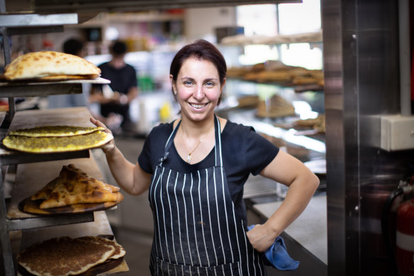 Elham Al Hajj, manager at Amir’s Lebanese Bakery in Hampton Park.