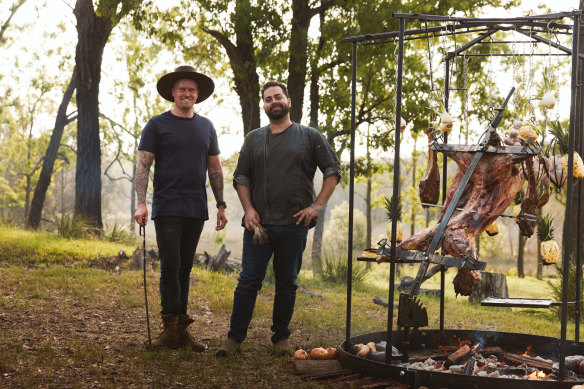 Casa Esquina’s Michael Fegent (left) and head chef Will Quartel.