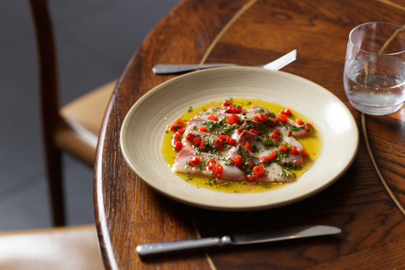 The Uccello menu is inspired by the southern Italian coastline.
