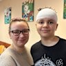 Olga Pavliieva and her son, Yehor, at the Lviv Clinical Centre for Children’s Healthcare.