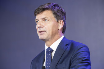 Energy Minister Angus Taylor.