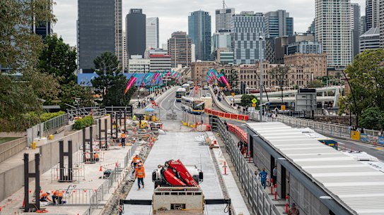 The construction boom in Brisbane is set to continue but there are questions over how so many projects will be managed.