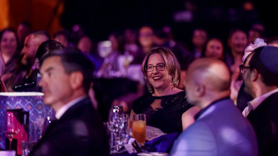 Victorian Premier Jacinta Allan at the Premier’s Multicultural Gala Dinner in 2025.