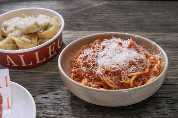Eat in (right) or take away.