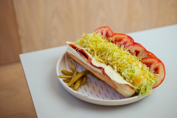 Soft in the middle, chewy on the outside: A deli hoagie at Soulmate.