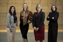 Tammy Medard, Managing Director, Institutional Australia & PNG at ANZ, Danielle Wood, Chair of the Productivity Commission, and Jessica Vanderlelie, Deputy Vice Chancellor Academic and Professor La Trobe University and Bronwyn Le Grice
CEO and Managing Director of AND Health.