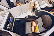 Etihad Airways’ new Business offering A350.