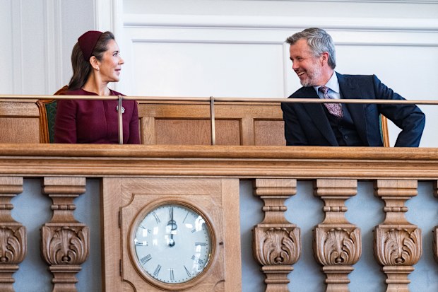 Queen Mary attends opening of parliament after secret visit to ...