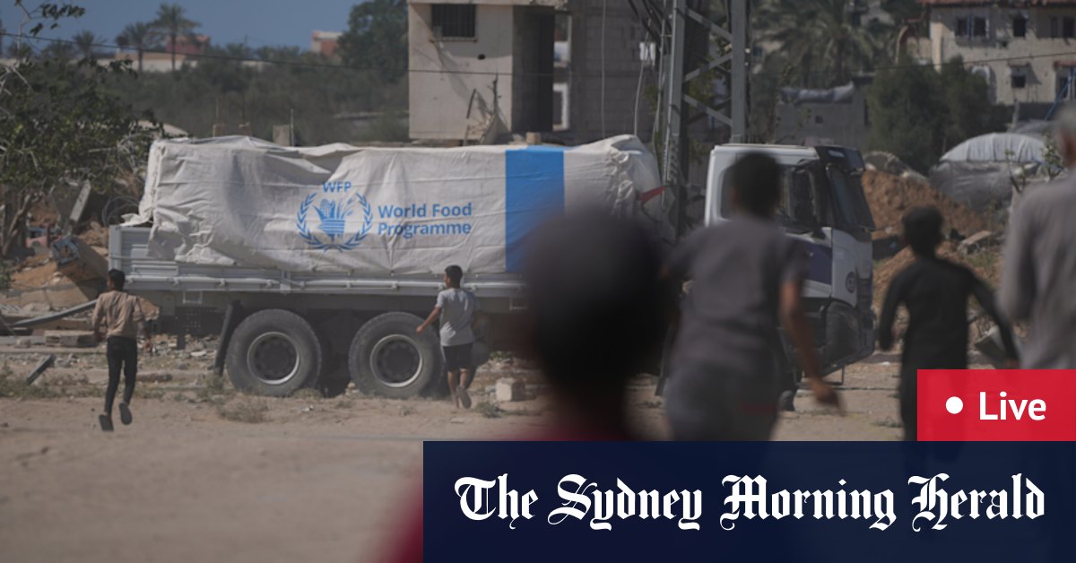 Australia news LIVE: Trump to meet with NATO boss; International Court of Justice says Israel obliged to allow aid into Gaza; Hanson brushes off rumours Joyce to lead One Nation
