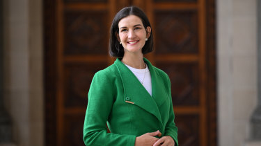 Ellen Sandell was on Tuesday elected as the new leader of the Victorian Greens.