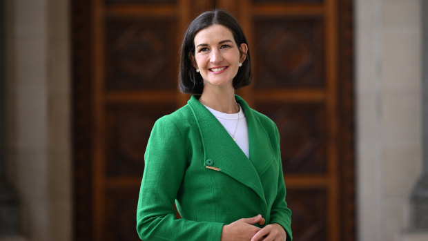 Ellen Sandell the stability choice for ambitious Victorian Greens MPs