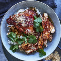 One-pan honey soy chicken.