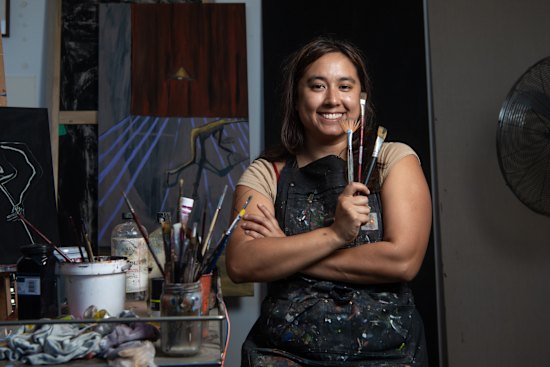 Artist Mia Boe sees the public-private school divide as a reflection of class differences.