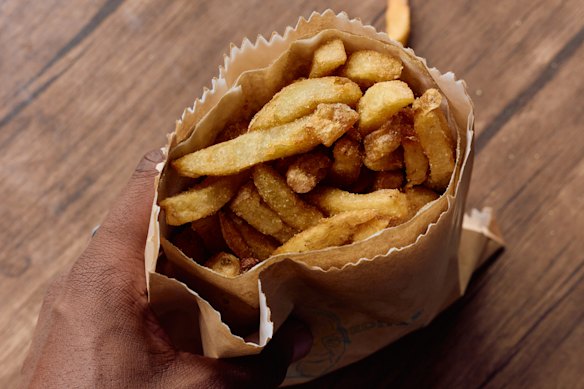 Too good not to nick: hot chips.