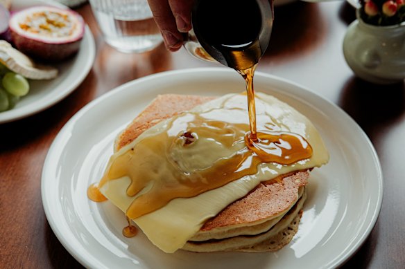 Diner-style pancakes.