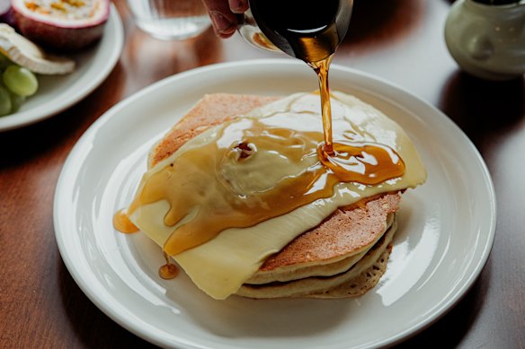 Diner-style pancakes.